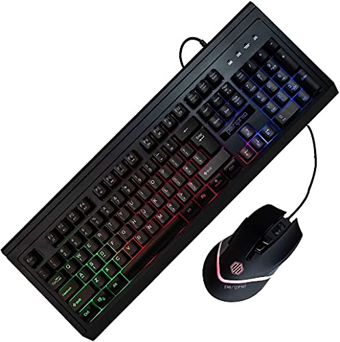 HP Gaming PC Computer - Intel i5 Quad-Core, NVIDIA GeForce GT 730 2GB, 8GB DDR3 RAM, 512GB SSD, WiFi, Windows 10 Pro | 24 Inch Monitor, Gaming Keyboard & Mouse Bundle (Renewed) | Perfect for Esports, Streaming & Home Office