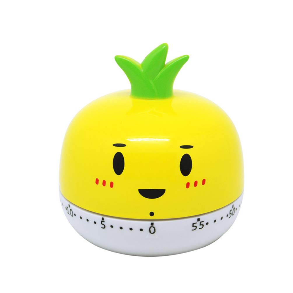 UPKOCH Digital Kitchen Timer - Cute Cartoon Vegetable Cooking Timer with Alarm, Countdown Clock for Baking, Grilling, and Meal Prep | Perfect Home Decor (Yellow)