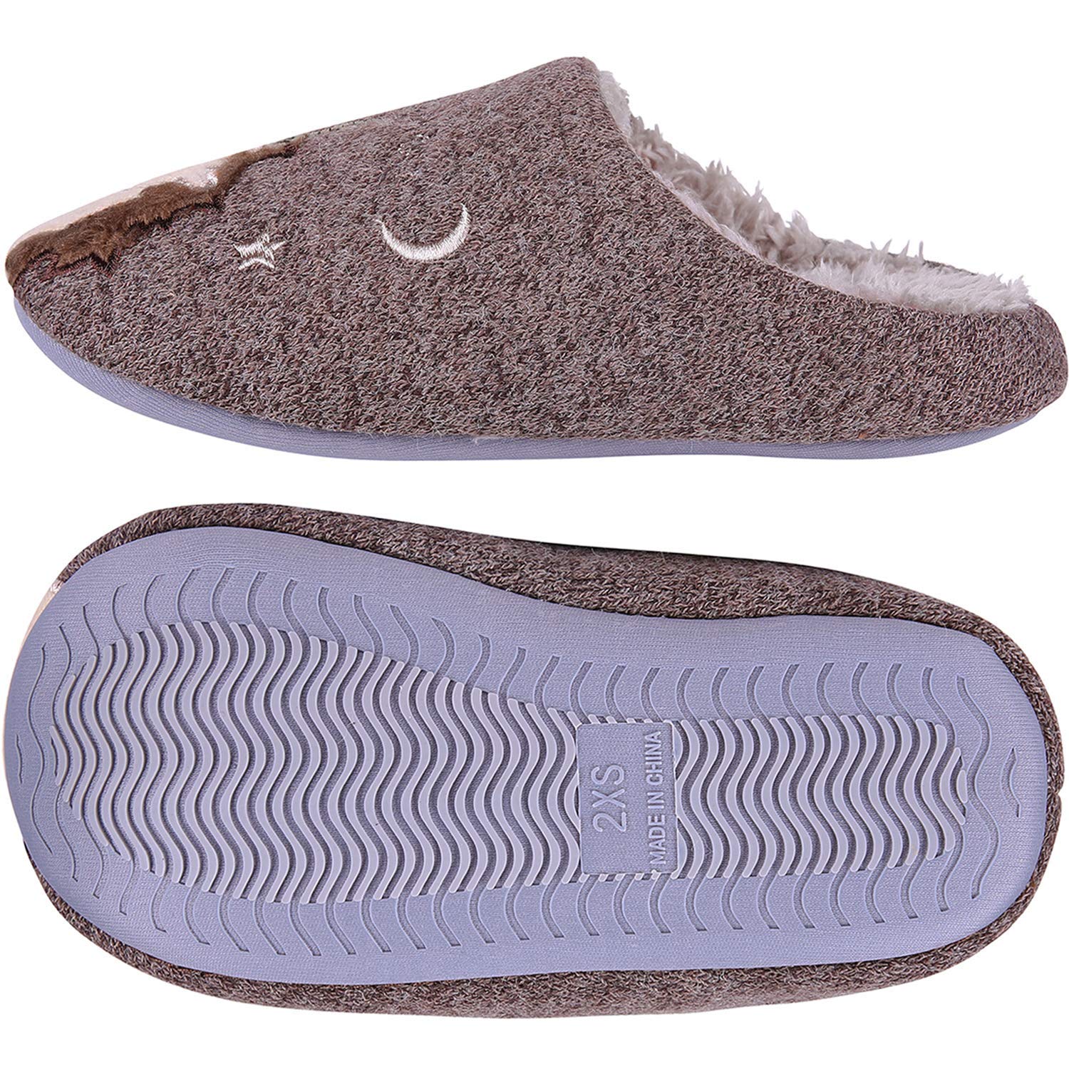 Fluffy Unicorn Slippers for Women - Soft Furry Lining, Warm Winter House Shoes for Indoor & Outdoor Use - Perfect for Cozy Nights, Lounge Wear and Gift Giving