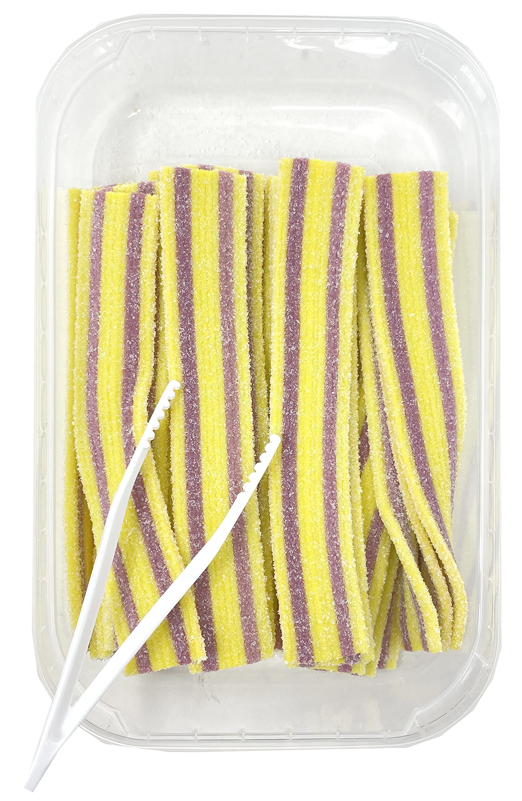 Sour Passion Fruit Candy Belts 10oz - Kosher & Halal Certified - Resealable Pack of Sour Licorice Belts - Perfect for Parties, Movie Nights & On-the-Go Snacking