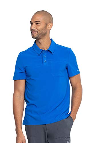 Dickies EDS Essentials Men's Scrubs Top Polo DK925 - Comfortable Medical Uniform for Doctors & Nurses - Perfect for Hospitals, Clinics & Healthcare Workplaces