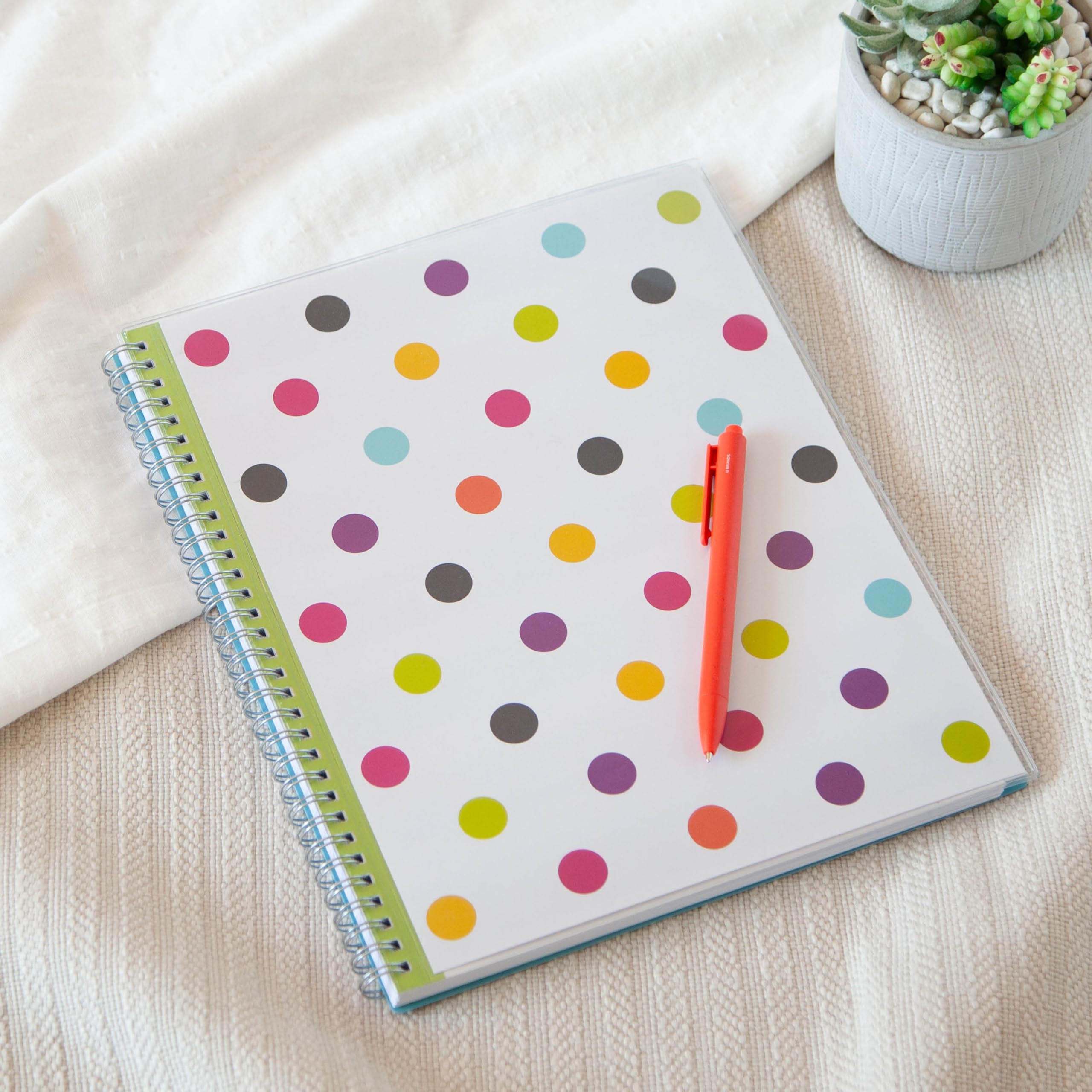 Blue Sky 2024-2025 Teacher Planner - Weekly & Monthly Lesson Organizer, July 2024 to June 2025 Academic Calendar, 8.5