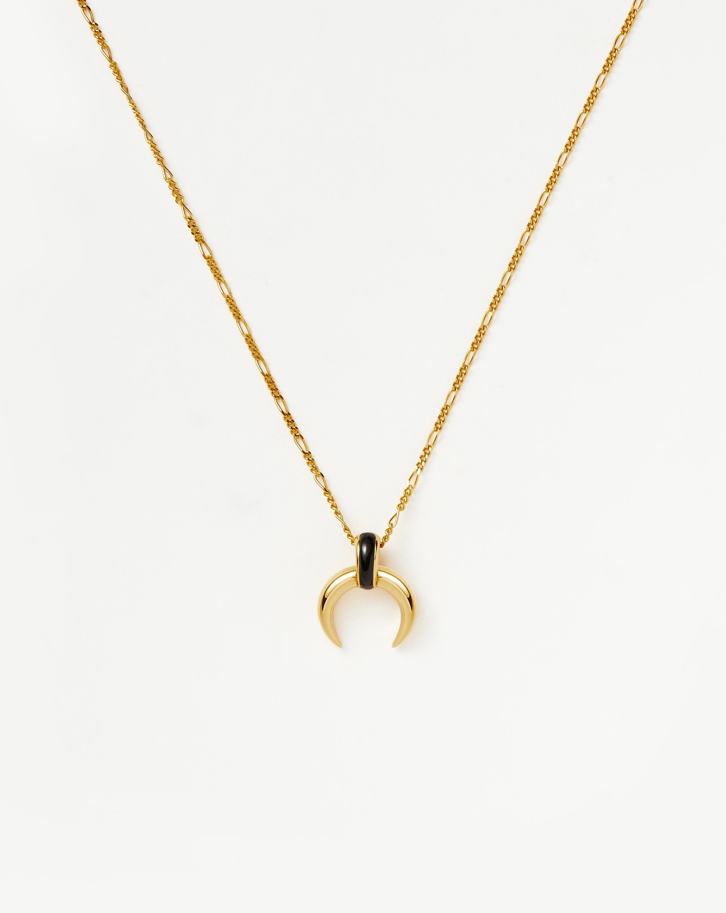 Lucy Williams Gemstone Horn Necklace - Elegant Bohemian Jewelry for Women | Perfect for Festivals, Weddings & Everyday Wear