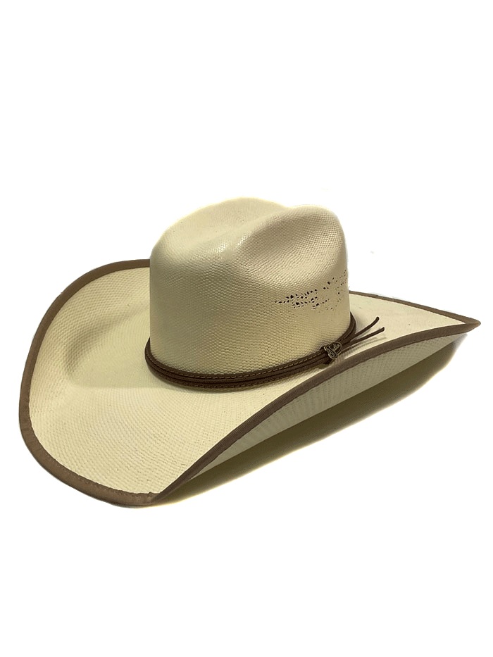Justin JS5256FNX Ivory Bent Rail Fenix Straw Cowboy Hat - Western Style Summer Sun Hat for Men & Women - Perfect for Rodeo, Beach, Outdoor & Country Music Festivals