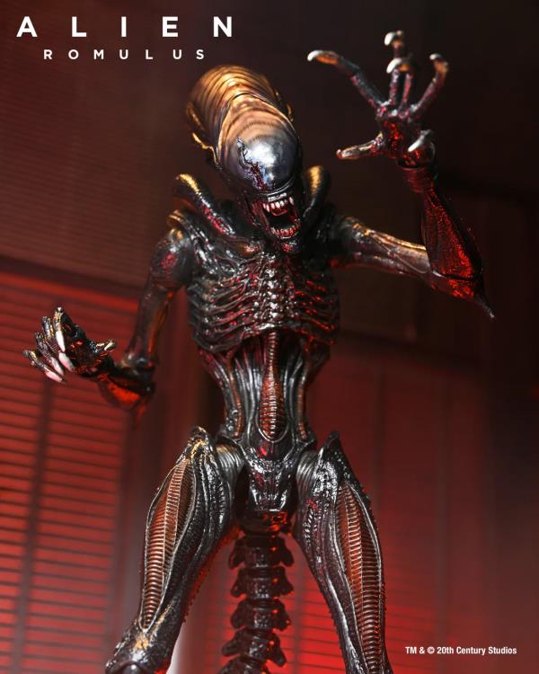 NECA Ultimate Scorched Alien Xenomorph Action Figure - Alien: Romulus Movie Collectible for Display & Gifts