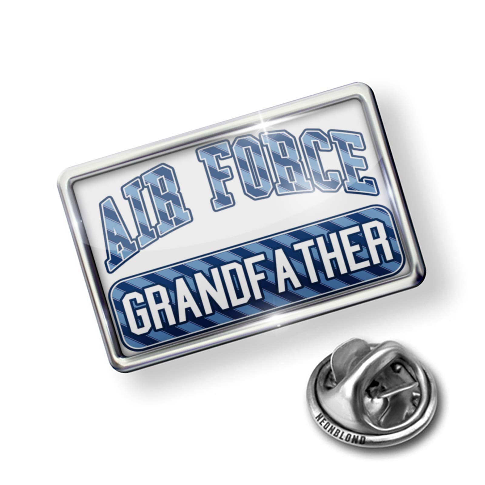 NEONBLOND Pin Air Force Grandfather Hat - Vintage Blue Stripes Baseball Cap for Men & Women - Perfect for Military Veterans, Patriotic Events & Casual Outfits