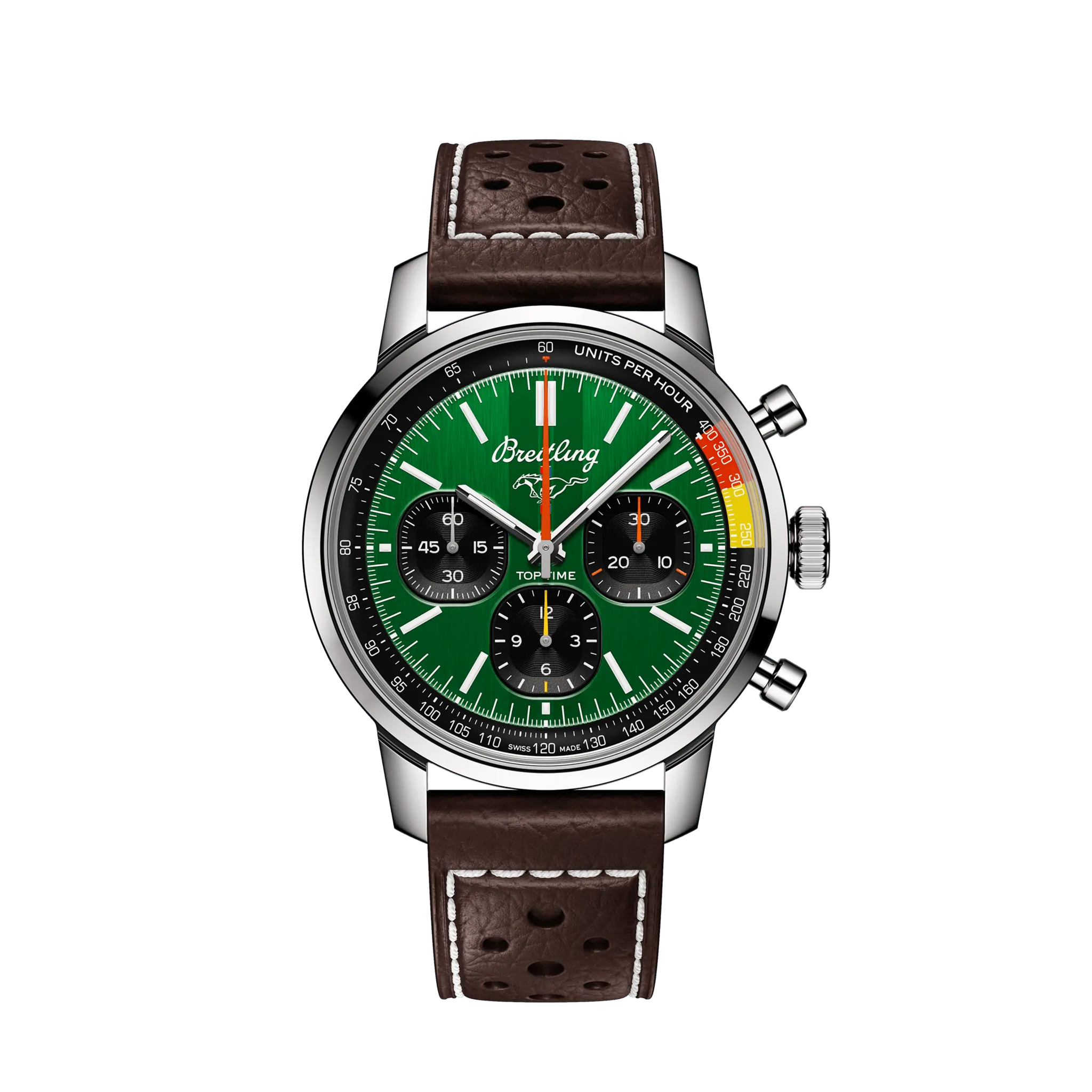 Breitling Top Time B01 Ford Mustang Chronograph 41mm Stainless Steel Men's Watch - Luxury Automatic Timepiece for Business, Racing & Special Occasions