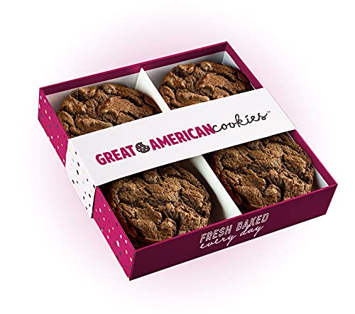 Fresh Baked Double Fudge Cookies (12 Pack) - Handmade Daily, Never Frozen - Perfect for Birthdays, Graduations, Parties & Special Events - Great American Cookies for Gifting & Celebrations