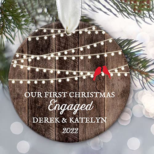 Lovebirds Christmas Ornament