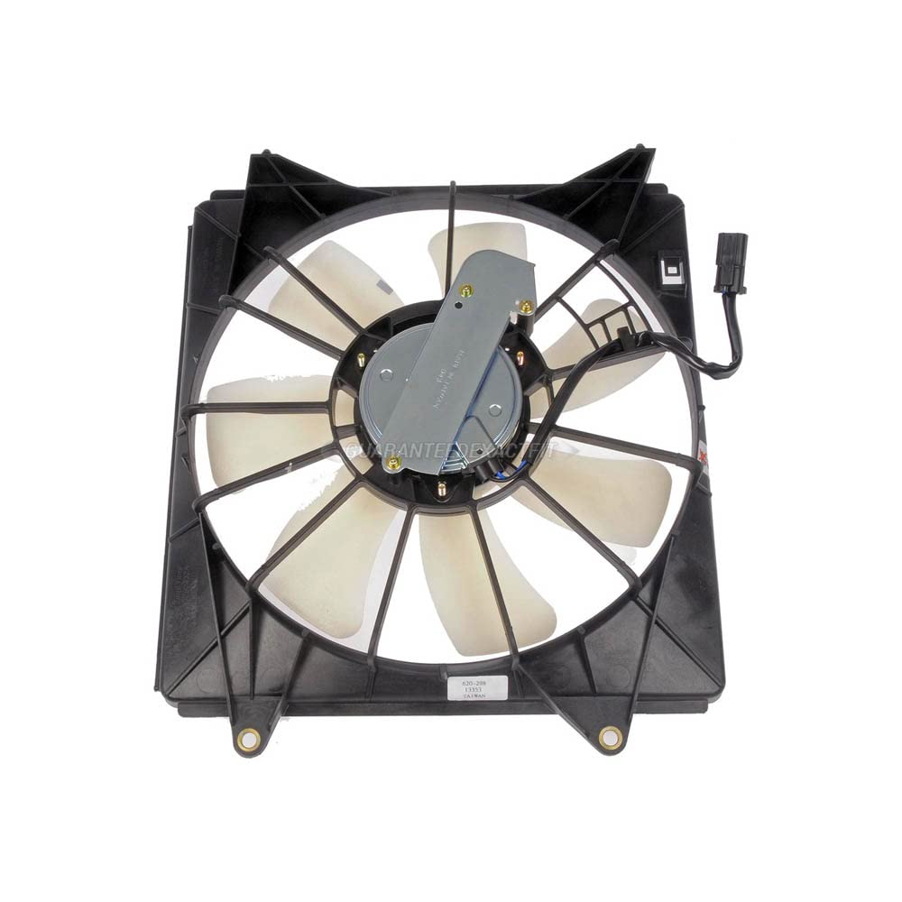2013-2017 Honda Accord Cooling Fan Assembly Replacement - BuyAutoParts 19-25250AN - OEM Quality Cooling System Part for Engine Overheating Protection & AC Performance