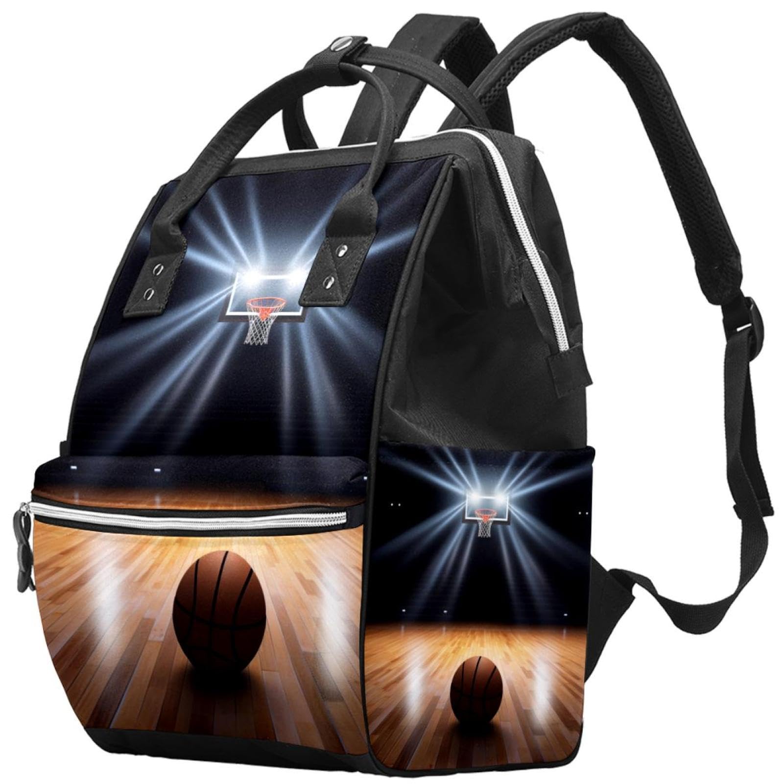 Stylish Travel Backpack for Women & Men - Durable Backpack for Basketball, Wooden Cricket Field & Outdoor Sports | Perfect for Commuting, Hiking & Travel Adventures