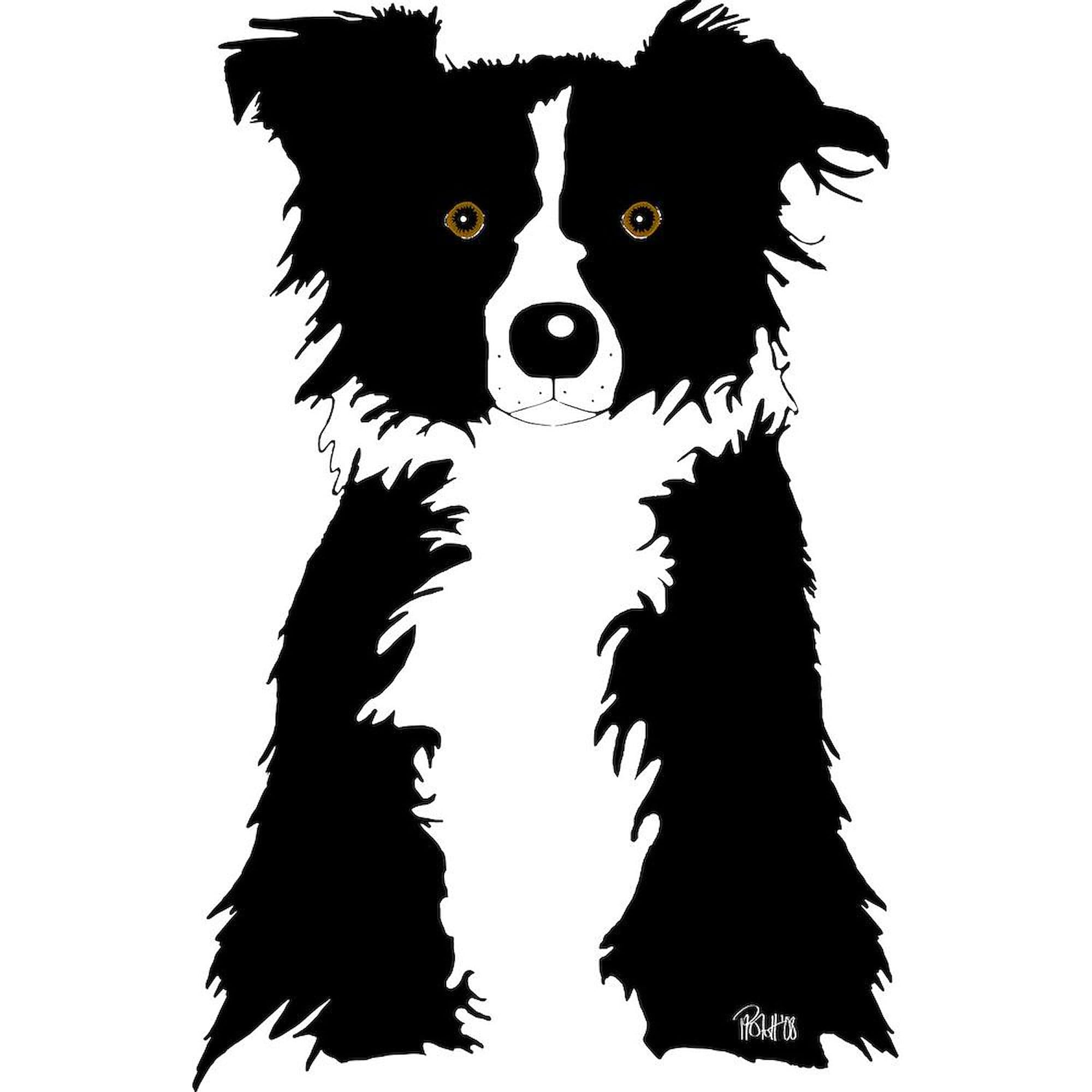 Border Collie Stainless Steel Travel Mug 20 oz - Insulated Coffee Tumbler for Hot & Cold Drinks - Perfect for Office, Commuting, and Outdoor Adventures