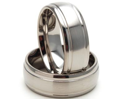 8MM Titanium Rings for Men - Durable Wedding Bands & Titanium Wedding Rings - Perfect for Engagement, Anniversary Gifts & Everyday Wear