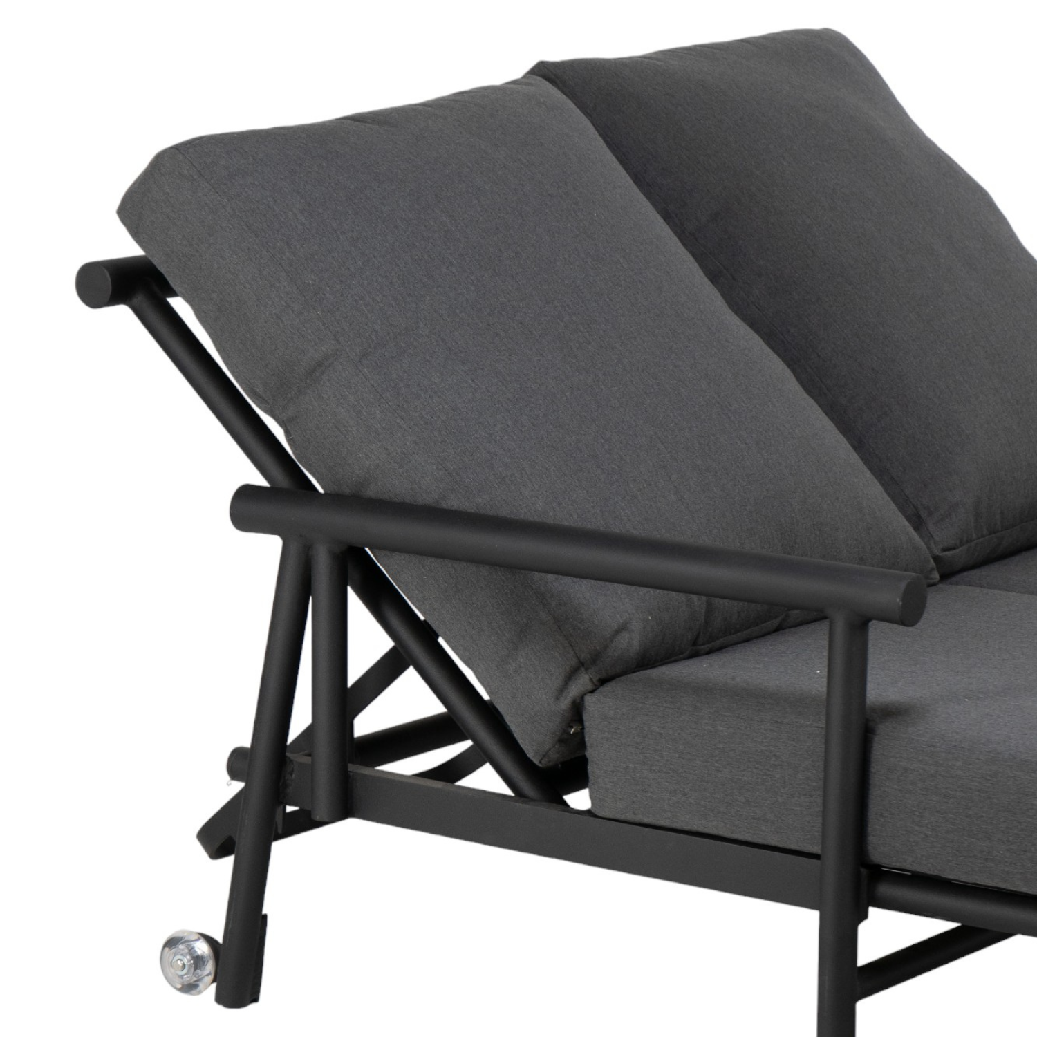Andreas Double Chaise Lounge - Modern Outdoor Patio Furniture for Poolside, Garden & Backyard Relaxation | Water-Resistant Cushions & Durable Wicker Frame