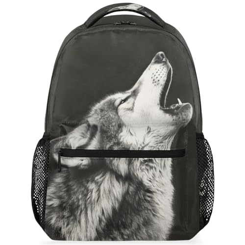 B:howling Moon Wolf
