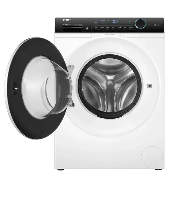 Haier 9kg 600 Series Front Load Washing Machine with UV Protection - Energy Efficient, Quiet Operation for Apartments & Small Homes
