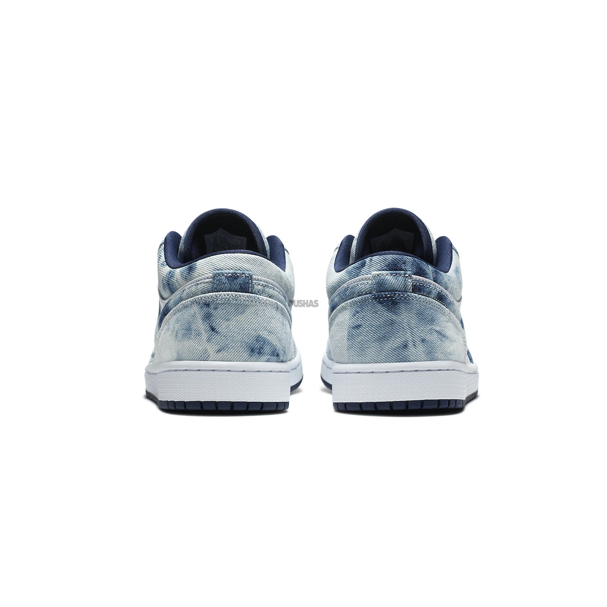 Air Jordan 1 Low 'Washed Denim' Sneakers (2024) - Men's Casual Basketball Shoes for Streetwear & Everyday Comfort