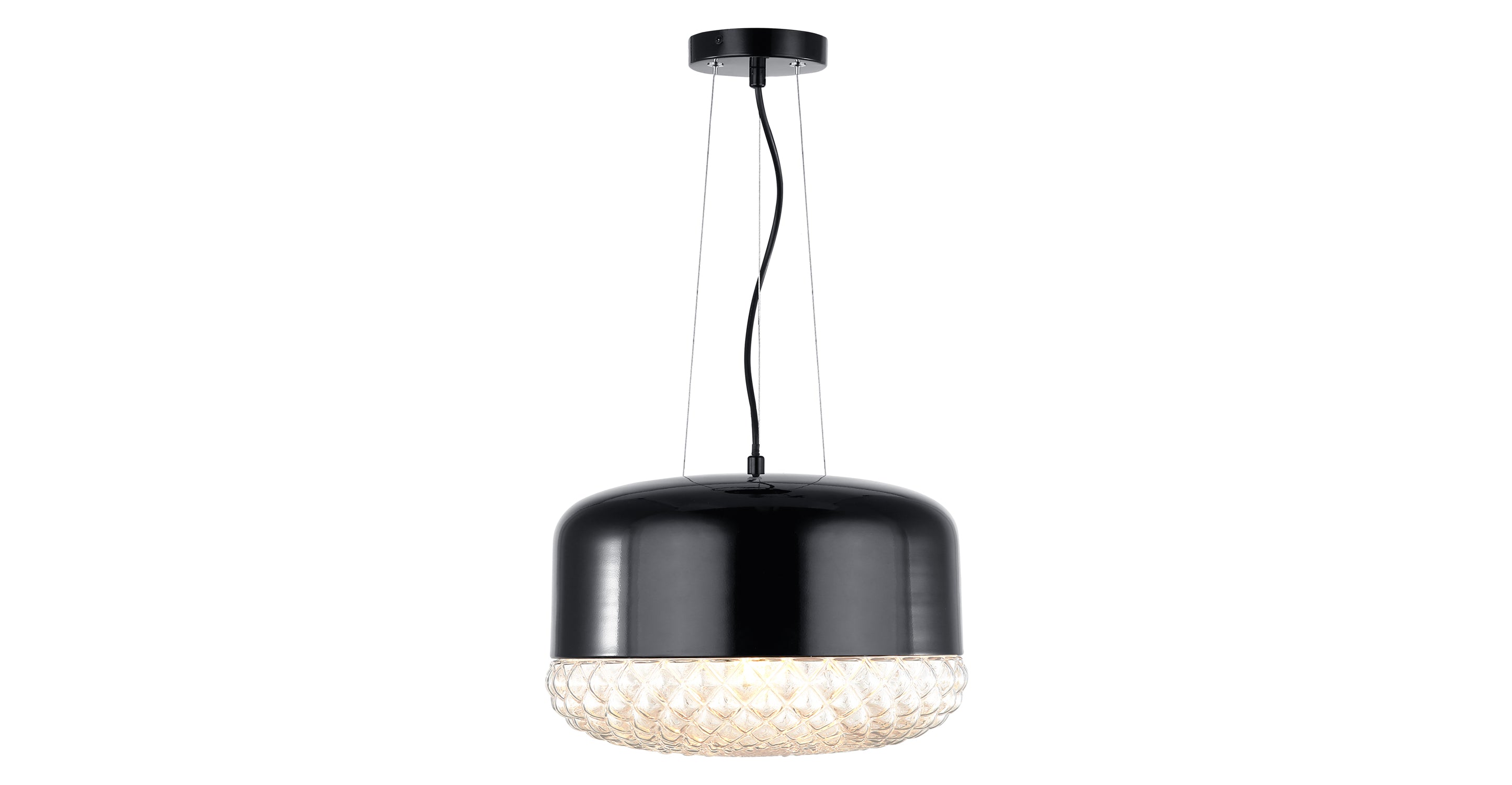 Enzo Pendant Light - Modern Hanging Chandelier for Kitchen Island, Dining Room & Bedroom - Adjustable Height & Dimmable LED Lighting