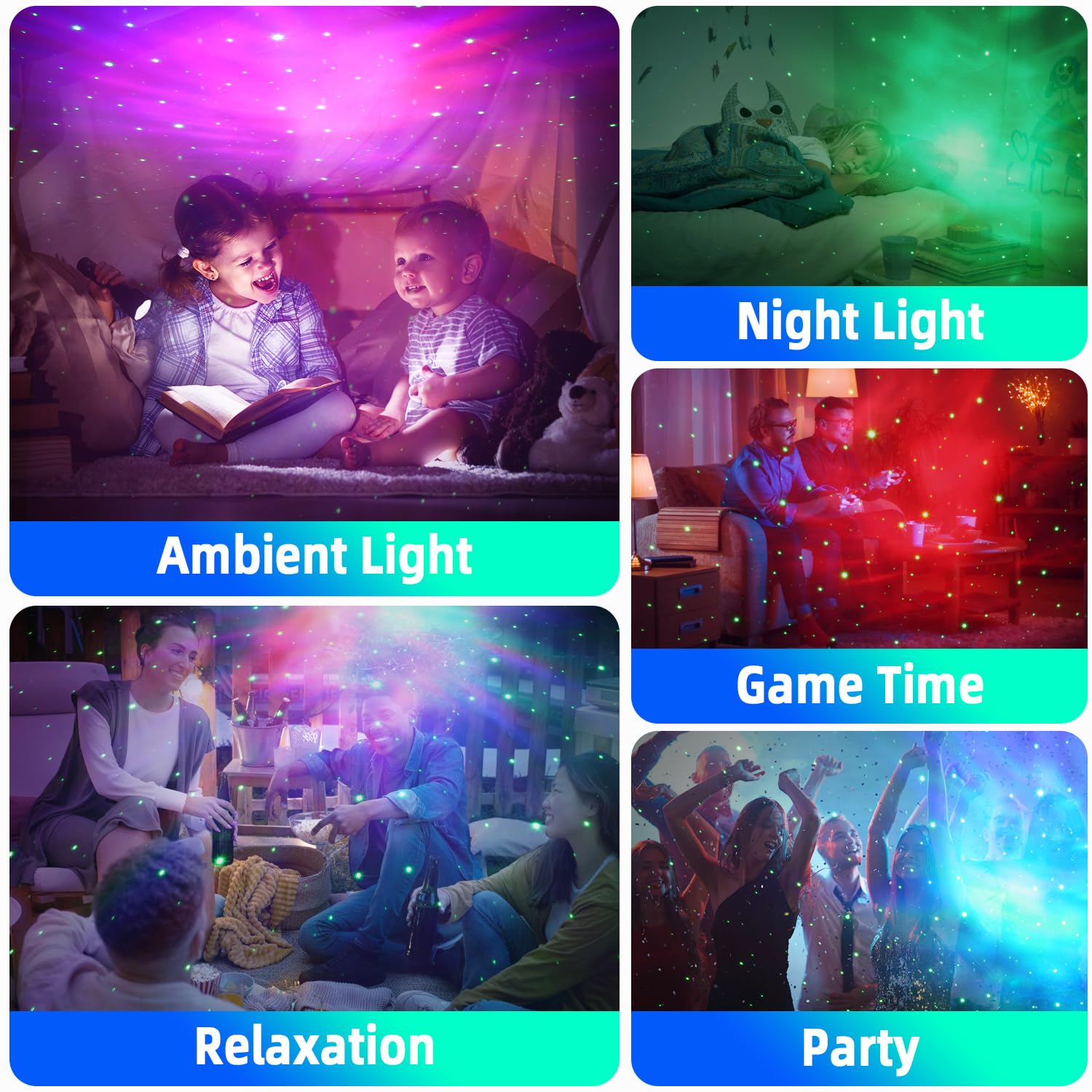 TIDEVAN Astronaut Star Projector Lamp with 360° Rotation, Timer & Remote Control - Galaxy Night Light for Kids & Adults Bedroom, Nursery, Home Theater Decor, Relaxation & Sleep Aid