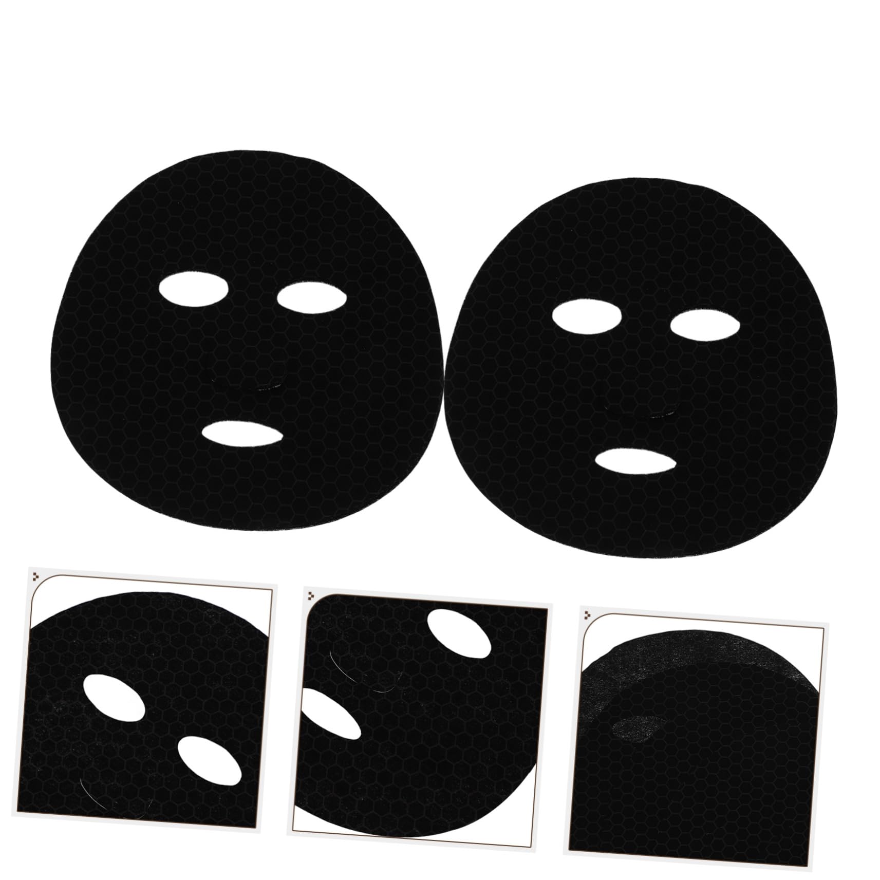 HEALLILY 10pcs Graphene Facial Sheet Mask for Skin Care & DIY Beauty
