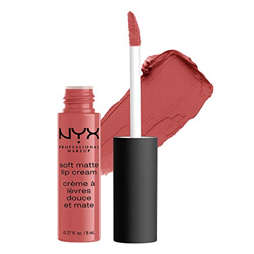 NYX Professional Makeup Soft Matte Lip Cream - Zurich, Velvety Matte Liquid Lipstick, Long-Lasting & Vegan, Perfect for Everyday Wear & Night Out Makeup Looks