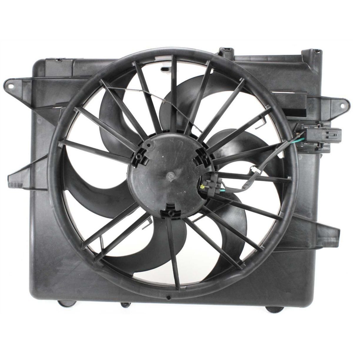 High-Performance Radiator Cooling Fan for 2005-2012 Ford Mustang GT V6 V8 - Direct Fit Replacement Part - Perfect for Summer Driving & Heavy Traffic Conditions