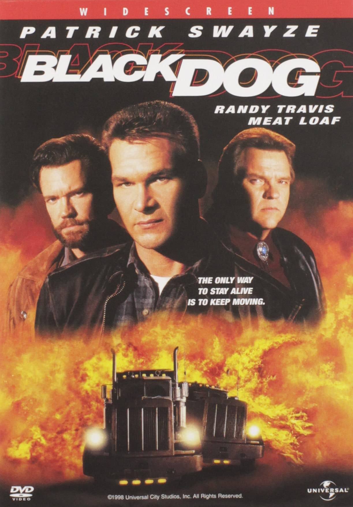 Black Dog DVD - Action Thriller Movie Starring Patrick Swayze | Perfect for Movie Nights & Action Film Collections