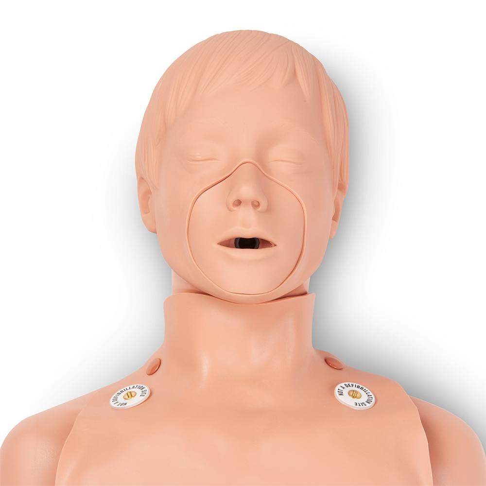 Professional CPR Training Manikin with Defibrillation - Realistic AED & CPR Practice for First Aid, Emergency Response, and Medical Training Scenarios