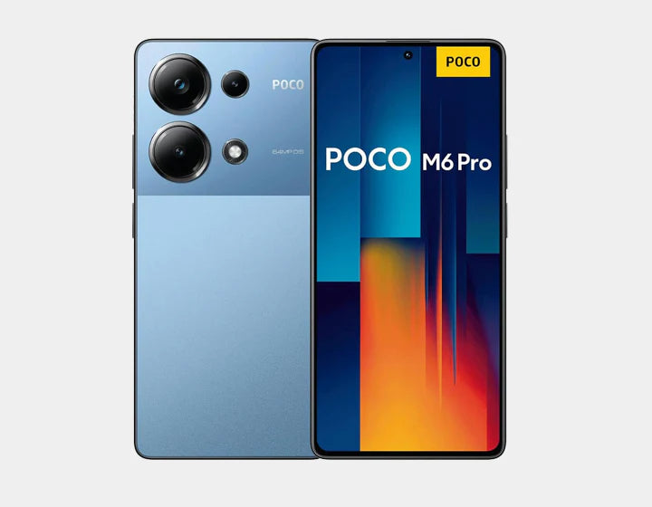 Xiaomi Poco M6 Pro 4G Smartphone - 512GB ROM 12GB RAM Dual SIM GSM Unlocked (Blue) - Perfect for Gaming, Streaming & Multitasking