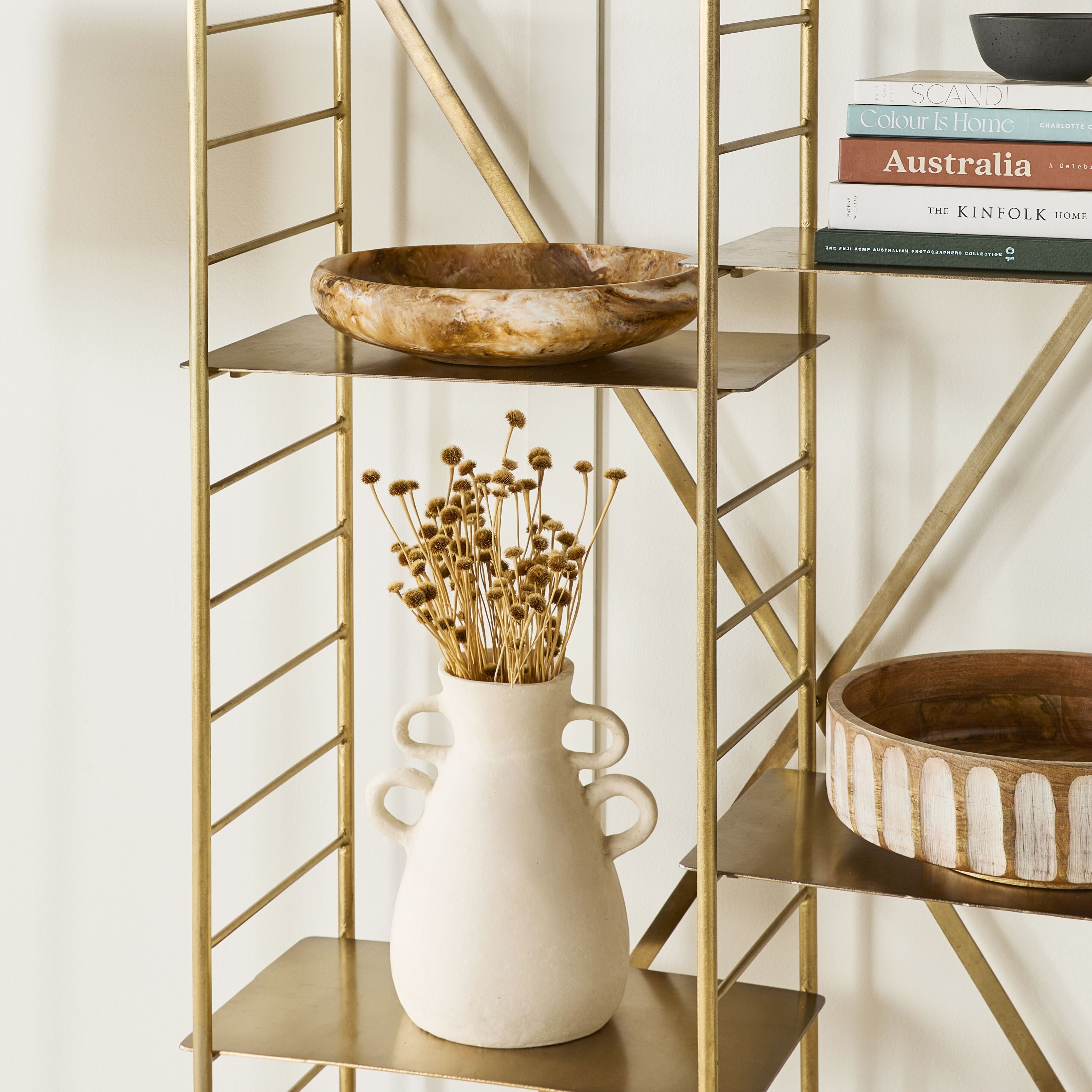 Blainey 5-Tier Wooden Shelving Unit - Sturdy Storage Shelf for Home, Office & Garage Organization - Perfect for Books, Decor & Storage Bins