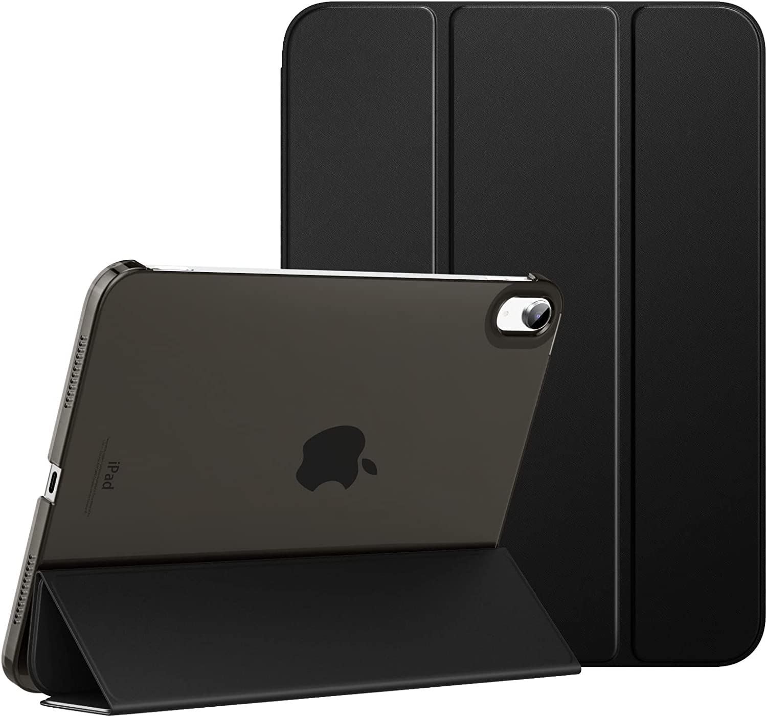 MOBISTAR Magnetic Smart Case for iPad Air 11-inch (6th/5th/4th Gen 2024-2020) - Slim Stand Hard Back Shell Cover with Auto Wake/Sleep | Perfect for Work, Travel & Home Use (Black)