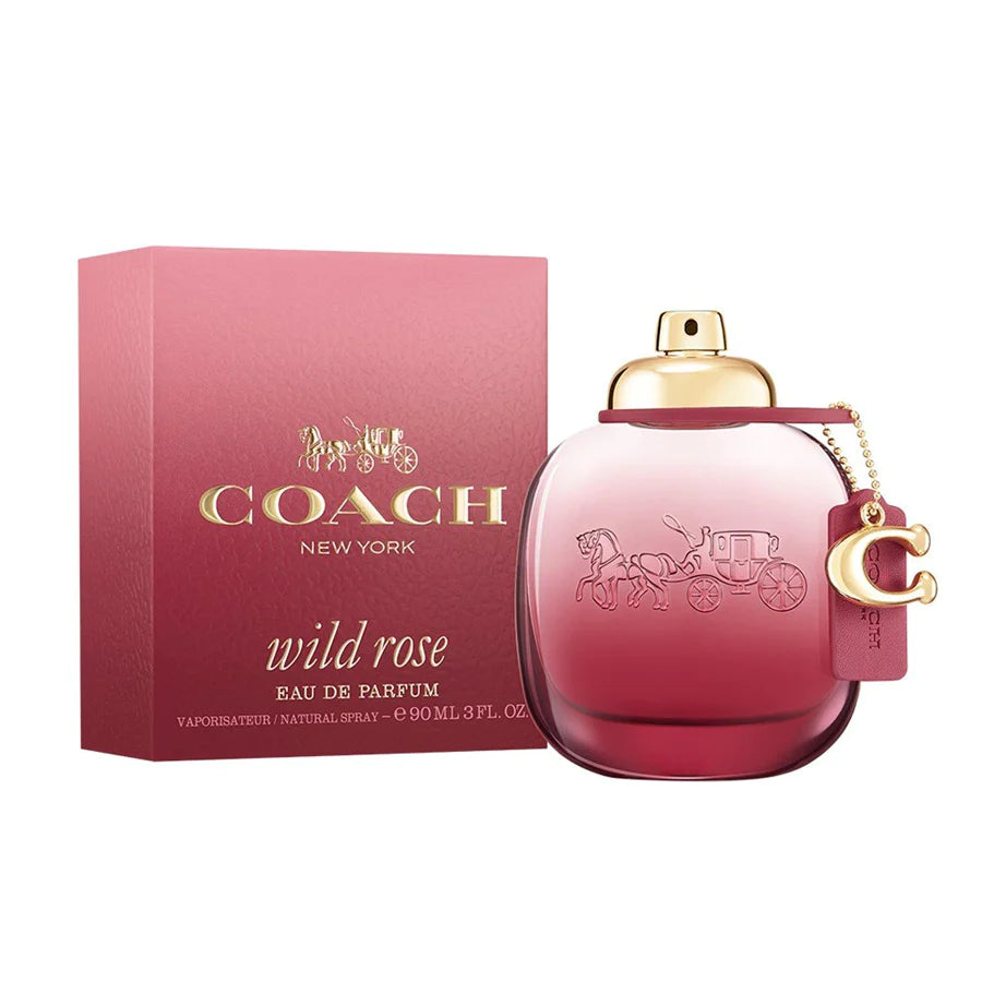 Coach Wild Rose Eau de Parfum Spray for Women - 90ml Floral Fragrance for Day & Night Wear, Date Nights & Special Occasions