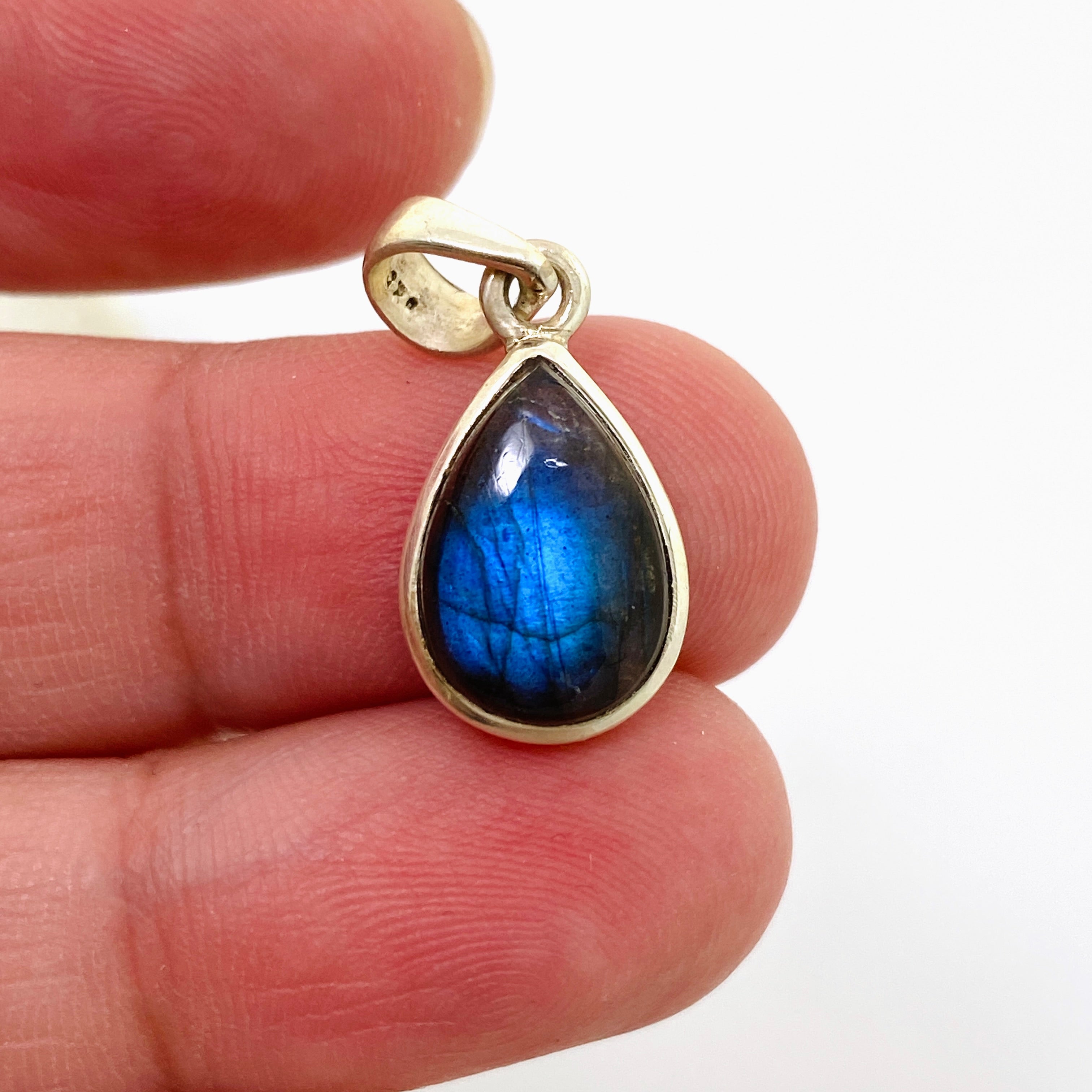 Natural Labradorite Teardrop Cabochon Pendant - Handmade Gemstone Jewelry PPGJ1050 | Healing Crystal Necklace for Meditation, Energy Work & Spiritual Gifts