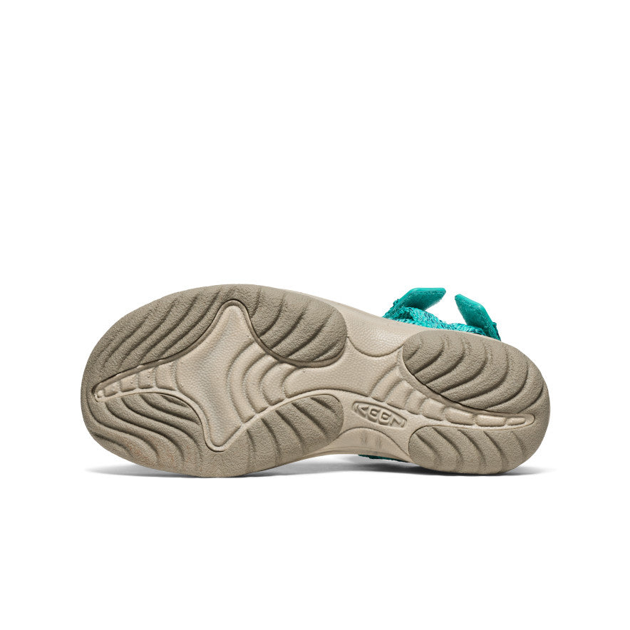 Women's Comfortable Bali Strap Sandals - Bright Aqua Color | Beach, Vacation & Summer Walking Shoes
