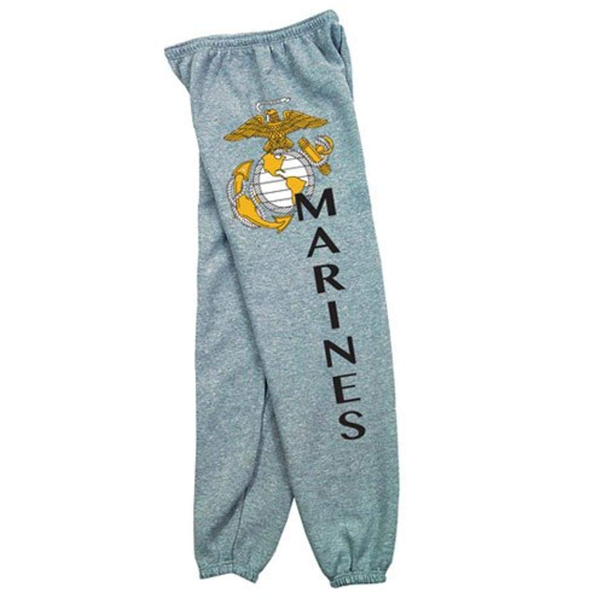 Fox Outdoor Products Marines Logo Sweatpants for Men - Comfortable Jogger Pants with Elastic Waistband - Perfect for Gym, Running, Outdoor Activities & Lounge Wear