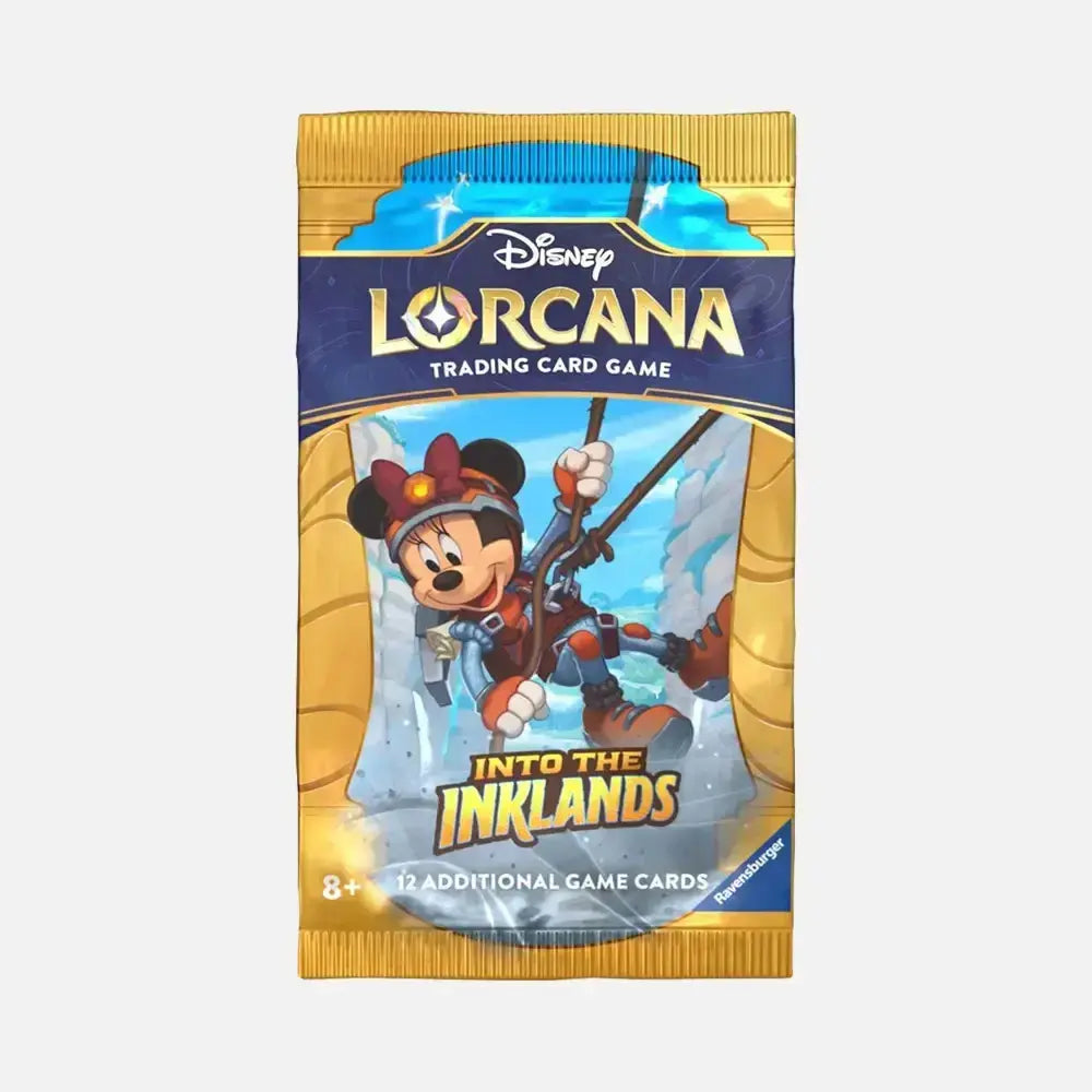 Disney Lorcana Into The Inklands Booster Pack - Single Pack | Collectible Trading Card Game | Perfect for TCG Players & Disney Fans