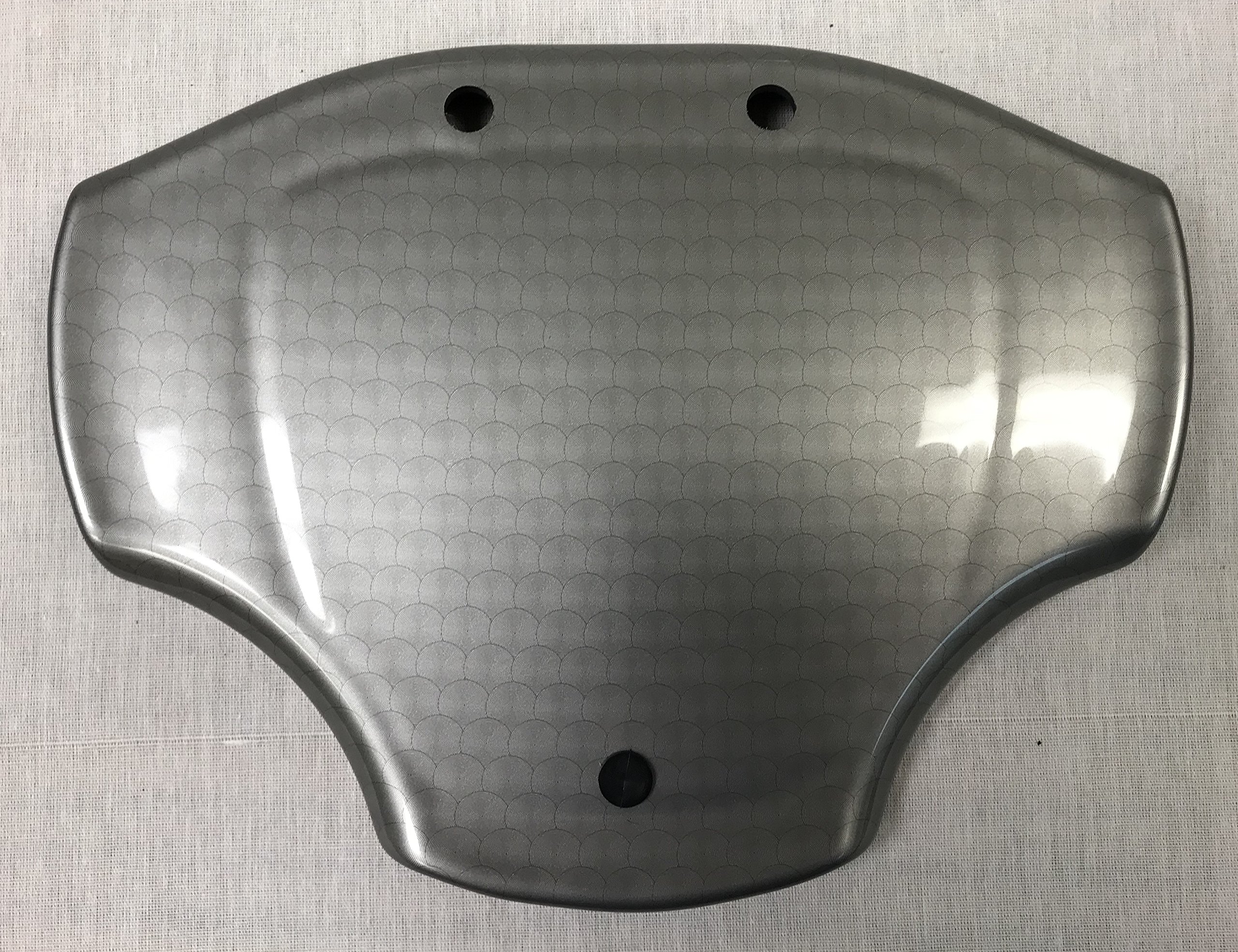 Premium Comfort Grip Steering Wheel Scorecard Cover - Titanium Finish for Club Car Precedent Golf Cart (Fits Comfort Grip Wheels Only) - Perfect for Golf Course Scorekeeping & Protection