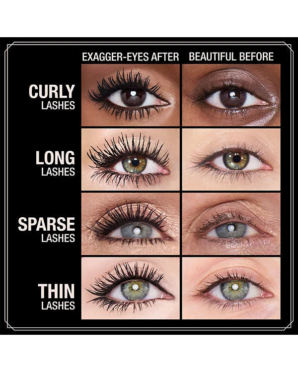 Exagger Eyes Volumizing Mascara for Dramatic Lashes - Perfect for Date Night & Special Occasions
