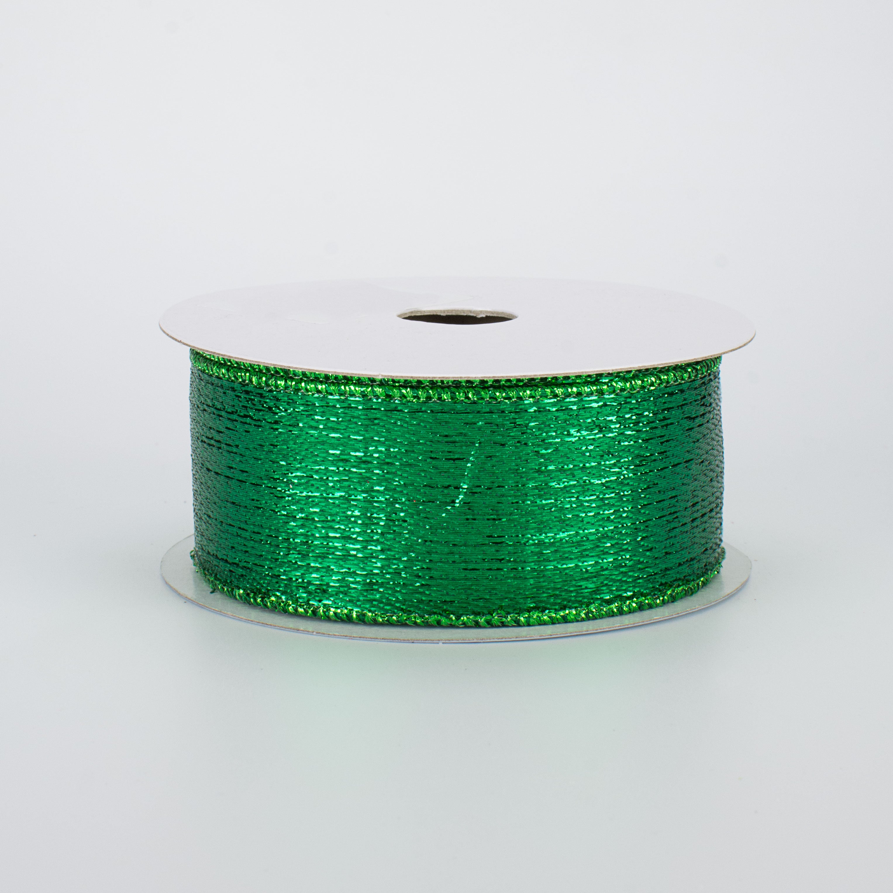 1.5 Inch Metallic Lame Ribbon - Emerald Green (10 Yards) for Gift Wrapping, DIY Crafts, Wedding Decorations and Party Supplies