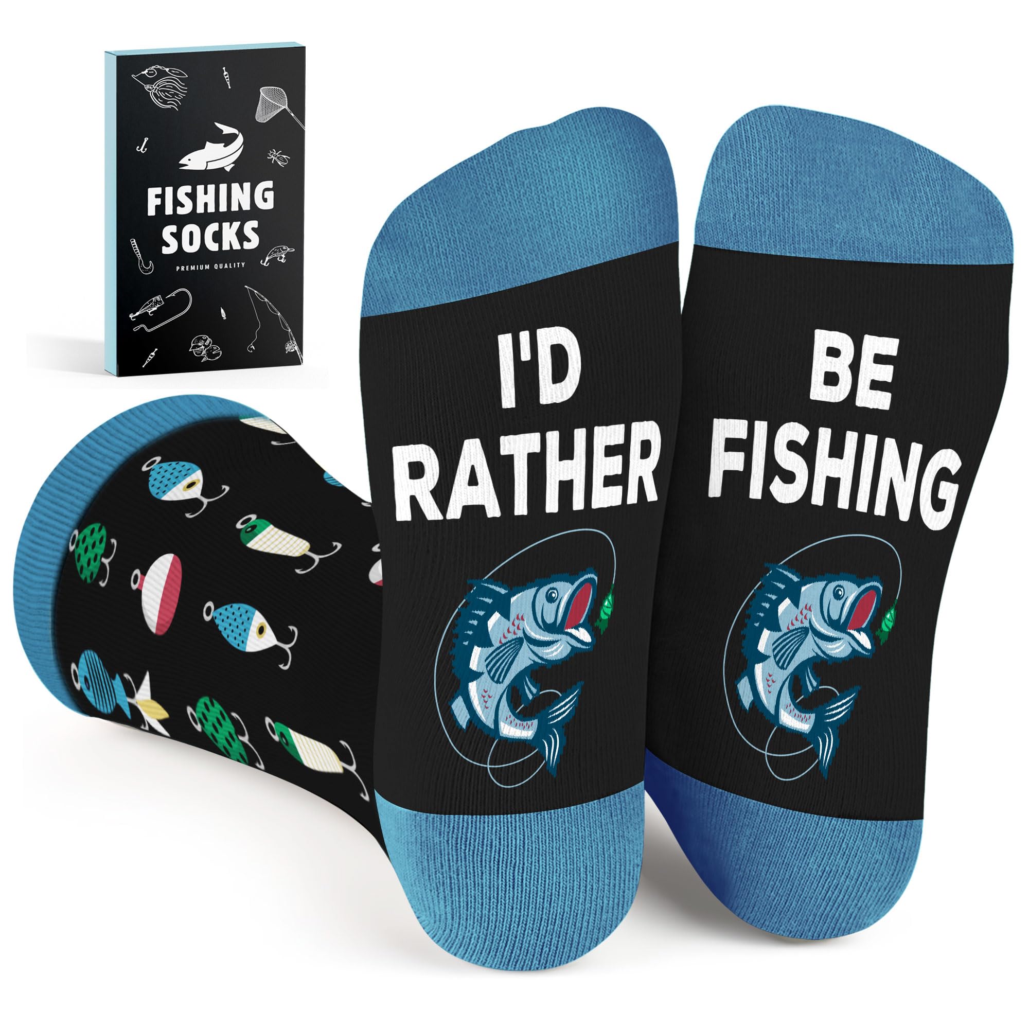 Funny Fishing Gifts for Men - Cool Fishing Accessories for Dad & Grandpa - Perfect Stocking Stuffers & Birthday Presents for Anglers (Great for Father's Day, Retirement Gifts & Fishing Trips)