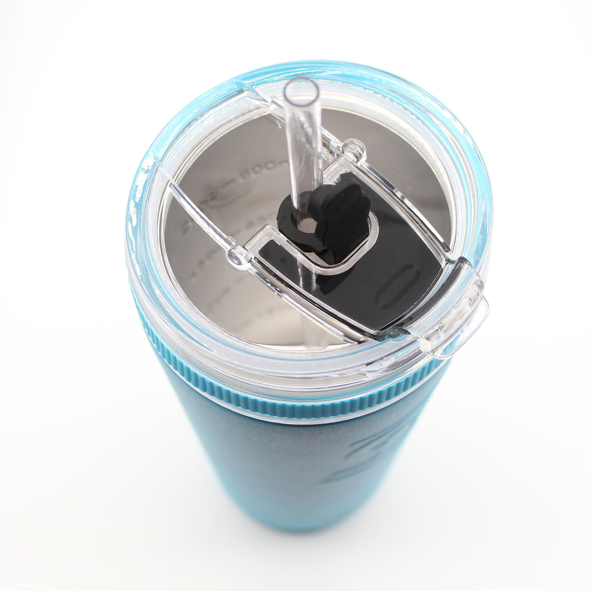 26oz Flexible Water Bottle - Leak Proof, BPA Free, Caribbean Blue - Perfect for Gym, Hiking, Travel & Outdoor Activities