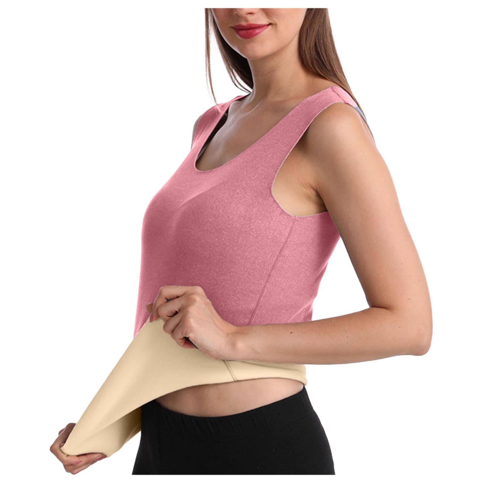 Women's Thermal Underwear Fleece Lined Tops - Winter Warm Long Sleeve Base Layer for Cold Weather, Hiking & Outdoor Activities