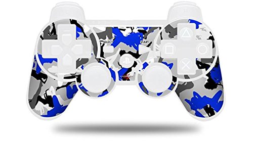 Sony PS3 Controller Skin - Sexy Girl Camo Blue for Gaming