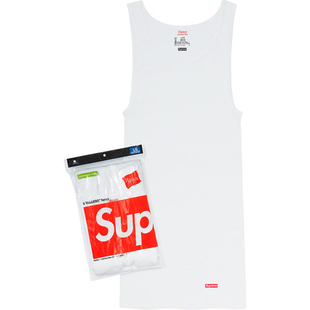 Supreme Hanes Tagless Tank Tops 3-Pack - Soft Breathable White Undershirts for Men - Perfect for Gym, Layering & Everyday Comfort
