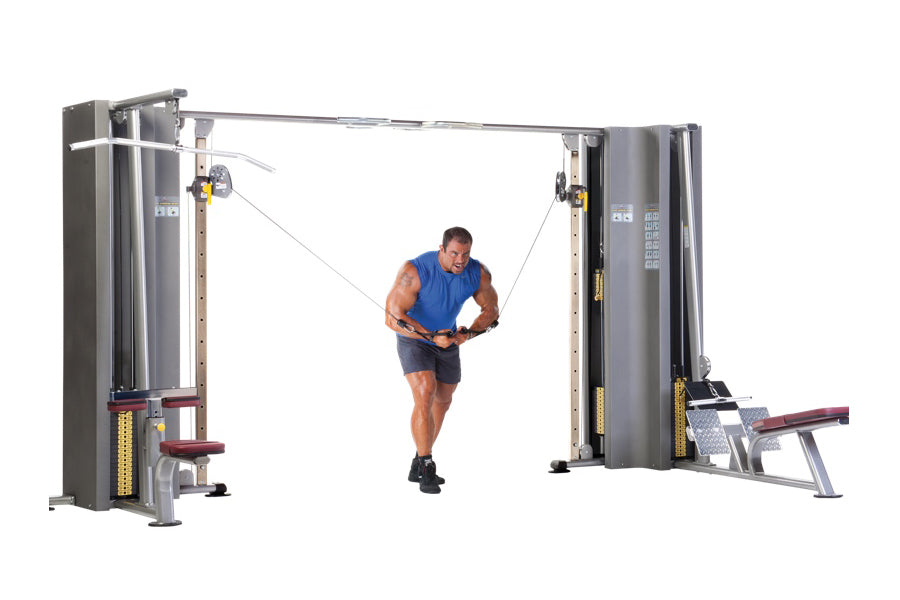 TuffStuff Proformance Plus 5 Station Jungle Gym (PPMS 5000) - Heavy Duty Home Gym Equipment for Strength Training & Fitness - Perfect for Home Workouts, Garage Gyms & CrossFit Training