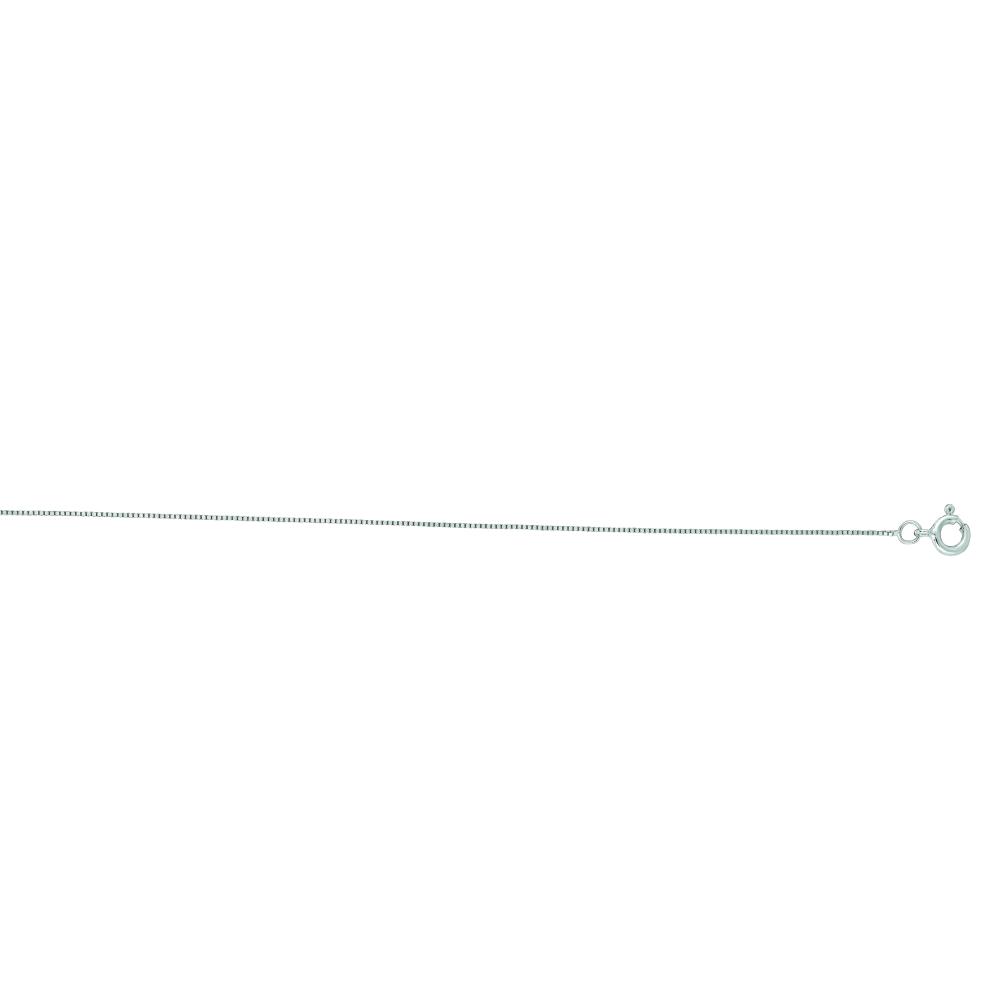 14K Gold 0.4mm Classic Box Chain Necklace for Women - Dainty Fine Jewelry for Everyday Wear, Layering & Gift Giving