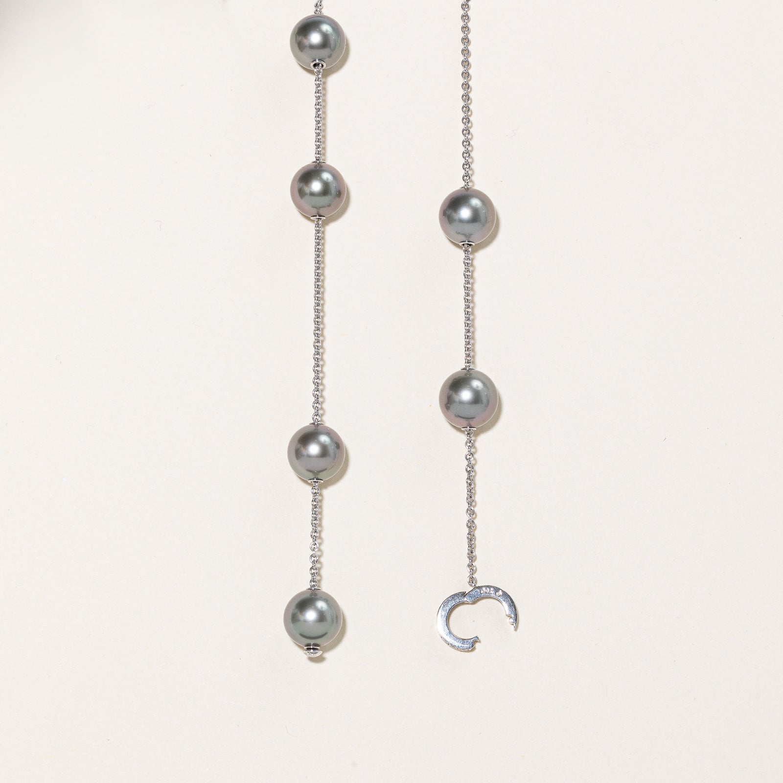 Luxury Mikimoto Black South Sea Pearl & Diamond Necklace | 10.5mm Cultured Pearl, 0.20ctw Diamonds | Elegant Jewelry for Weddings, Anniversaries & Special Occasions