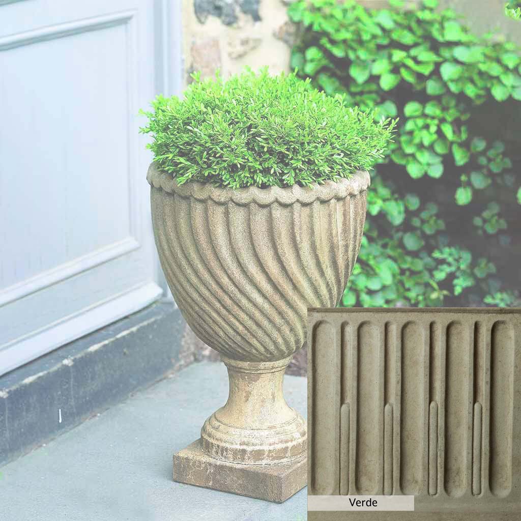 Campania International Ravenna Urn - Elegant Garden Urn for Outdoor Decor, Memorials & Planters | Perfect for Patios, Cemeteries & Home Landscaping