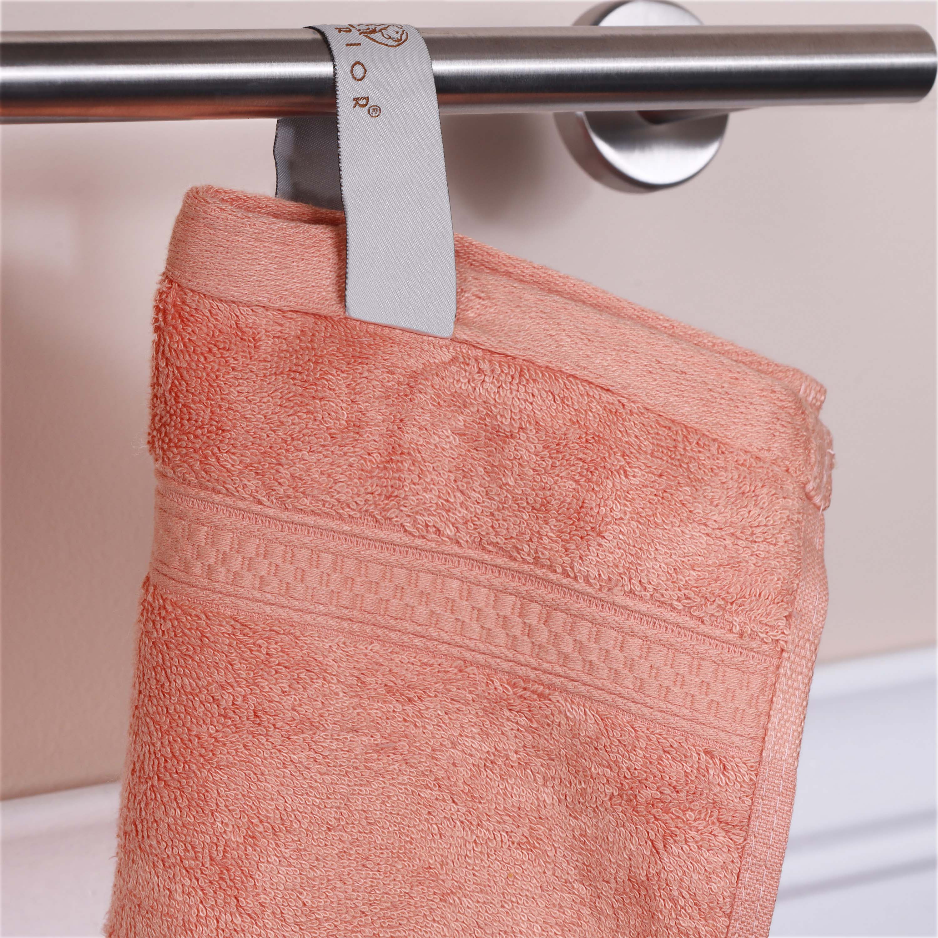 Ultra Soft Rayon Bamboo Cotton Blend 8-Piece Towel Set | Luxury Bath & Beach Towels for Spa, Pool & Home Use