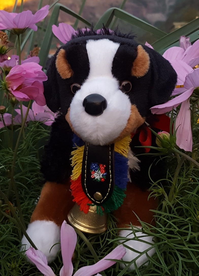 Premium Plush Bernese Mountain Dog Stuffed Animal - Signature Alpen Schatz Collection | Soft Cuddly Toy for Kids, Home Decor & Gift Idea